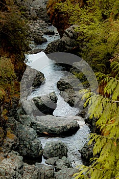 Nice and easy with large rocks - Englishman river falls, Vancouver Island, BC