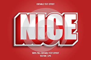 Nice editable text effect comic style
