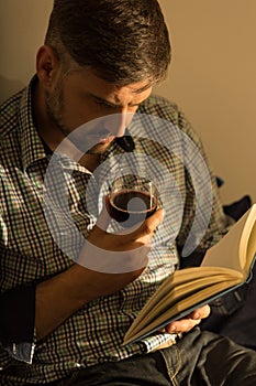 Nice evening with book