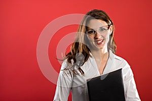 Nice female secretary