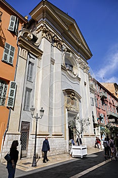 Facade of Saint Francois de Paule Church