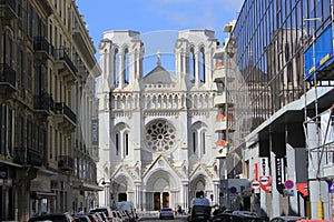 Historic Notre-Dame de Nice Roman Catholic basilica