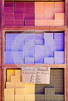NICE, FRANCE. Pure vegetable soap made in Provence