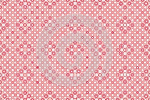 Nice geometrical pattern for backdrop, background, and clothing wrapping. photo