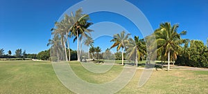 Nice golf course in a resort of Cuba