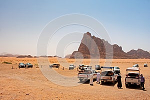 A nice hike in the Wadi Rum desert