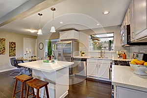 Nice kitchen in modern home.