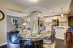 Nice kitchen in modern home.