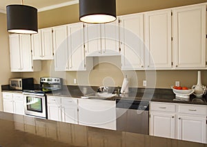 Nice Kitchen with White Cabinets