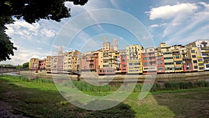 Nice landmark from a spanish city Girona