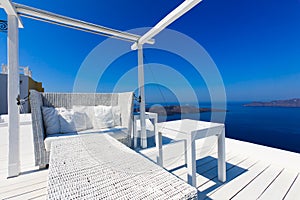 A nice luxury hotel in Fira, Santorini