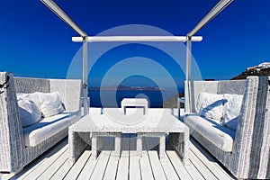 A nice luxury hotel in Fira, Santorini