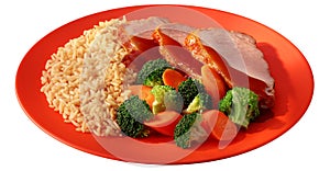 Nice meal with broccoli