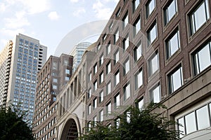 Nice modern buildings in Boston Mass