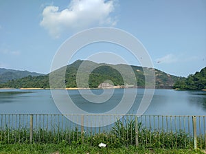 Nice nature view in Hong Kong Shing mun country park waterworks Heritage trail reservoir irrigation travel