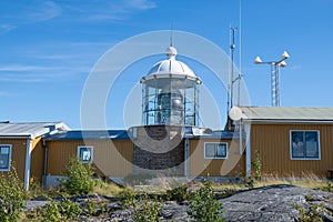 Nice old lighthouse in a nature reserve in Sweden