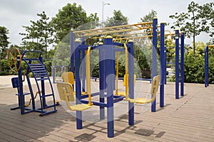 Nice outdoor gym background