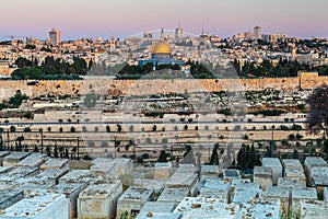 Nice panorama of the city of Jerusalem