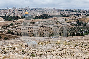 Nice panorama of the city of Jerusalem