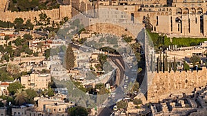 Nice panorama of the city of Jerusalem