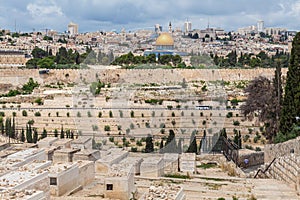 Nice panorama of the city of Jerusalem