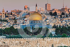 Nice panorama of the city of Jerusalem