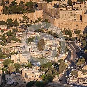 Nice panorama of the city of Jerusalem