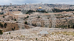 Nice panorama of the city of Jerusalem