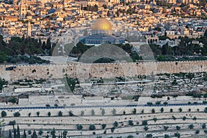 Nice panorama of the city of Jerusalem