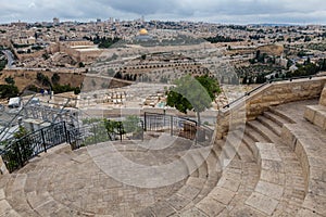 Nice panorama of the city of Jerusalem