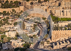 Nice panorama of the city of Jerusalem