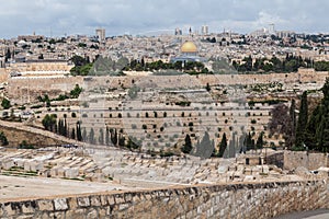 Nice panorama of the city of Jerusalem