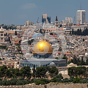 Nice panorama of the city of Jerusalem