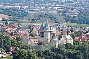 Bojnice castle in Slovakia