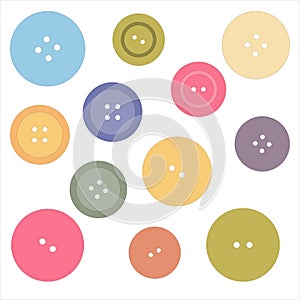 Nice picture with colored buttons