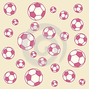 Nice picture of colorful football balls