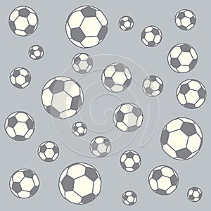 Nice picture of colorful football balls