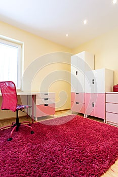 Nice pink room for girls