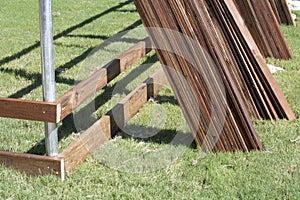 Nice ply wood for new fence building photo