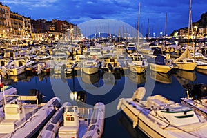 Nice Port in France photo