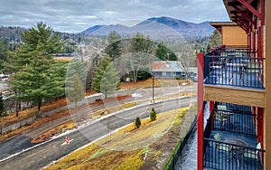 A nice resort in Lake Placid, New York.