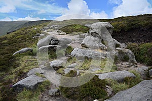 Nice rock formations on Nether Tor photo