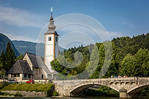 Nice scenario at Bled Lake photo