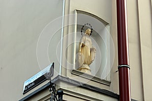 Nice sculpture of God's mother Maria in Lvov