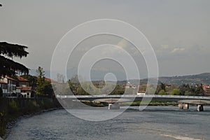 Nice Shot Of The Rio Adige In Verona. photo