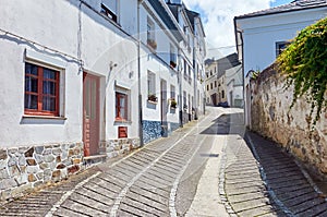 A nice street in Castropol, Asturias, Spain