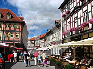 A nice summer day at Wernigerode, Germany