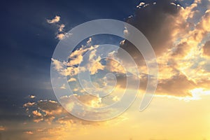 Nice Sunset clouds replacement sky