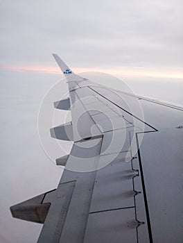 Nice sunset from the deck of a flying plane