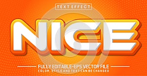 Nice text editable style effect